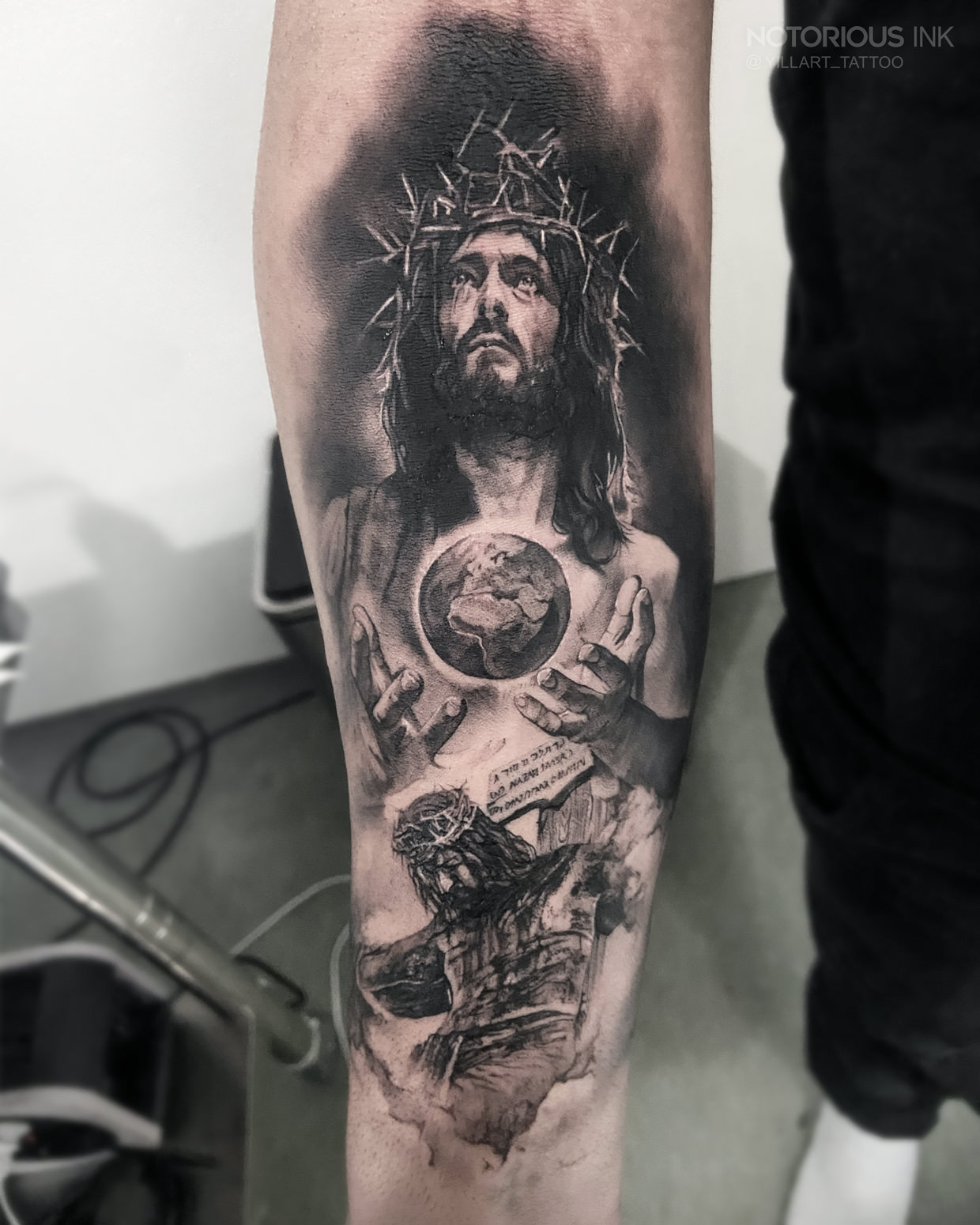 Jesus realistic Tattoo